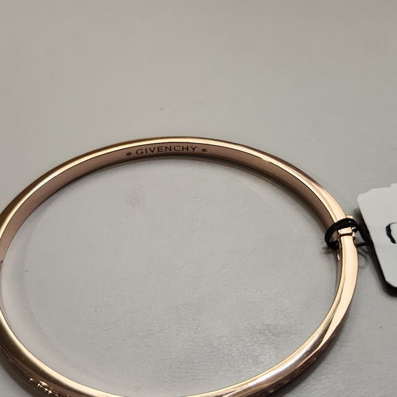 NWT Givenchy Rose Gold-Tone Crystal Element Bangle Bracelet - Picture 5 of 6